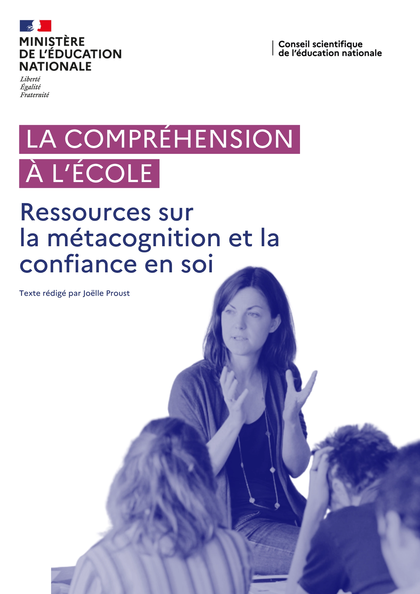 Couverture note La compréhension à l'école