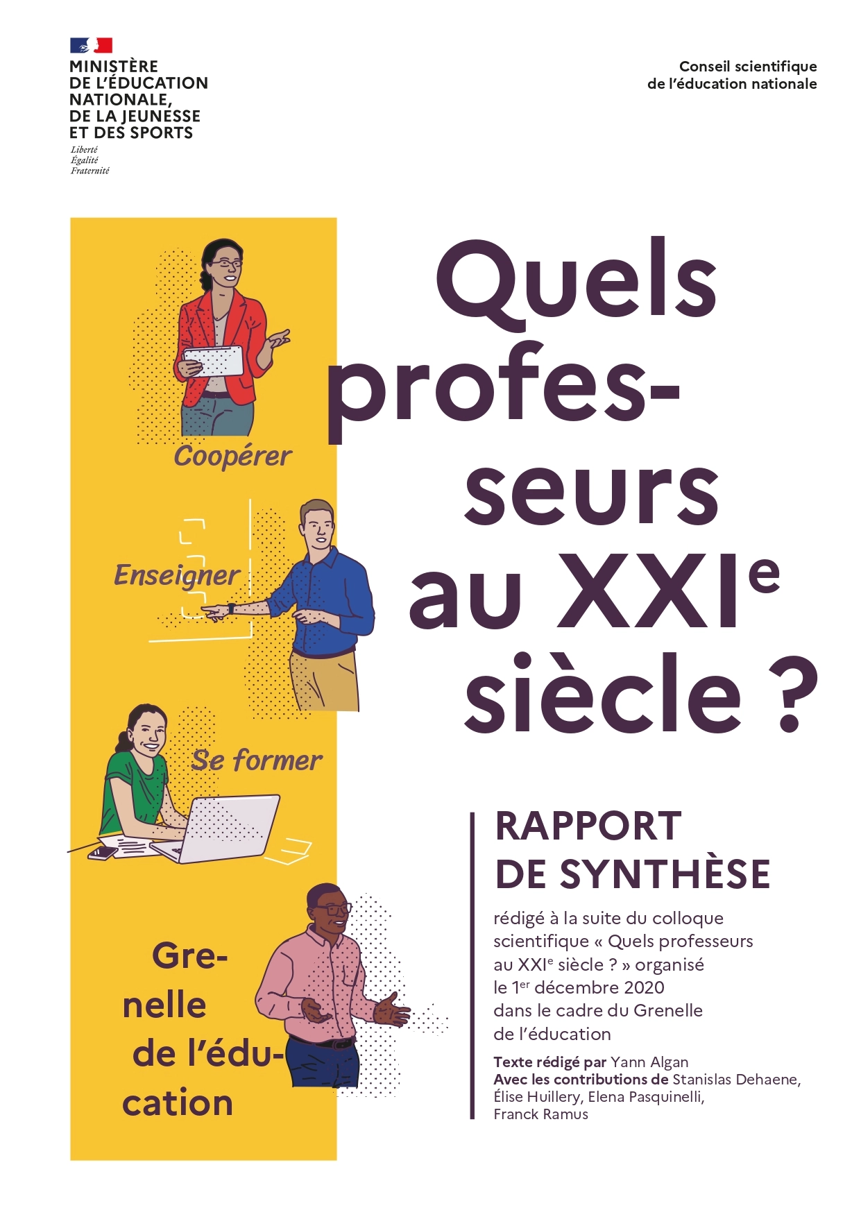 Couverture synthèse Quels professeurs au 21ème siècle