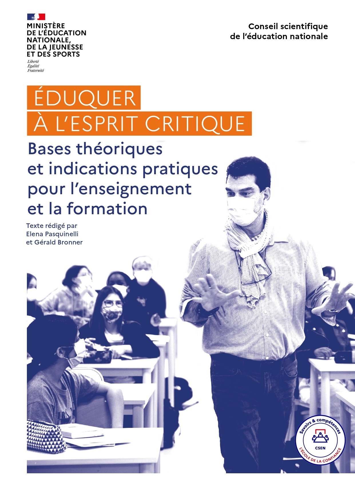 Couverture Eduquer à l'esprit critique