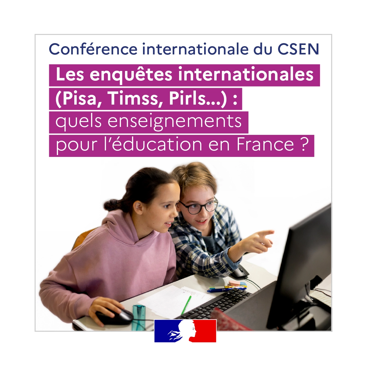 Logo carré Conférence internationale CSEN Mars 2025