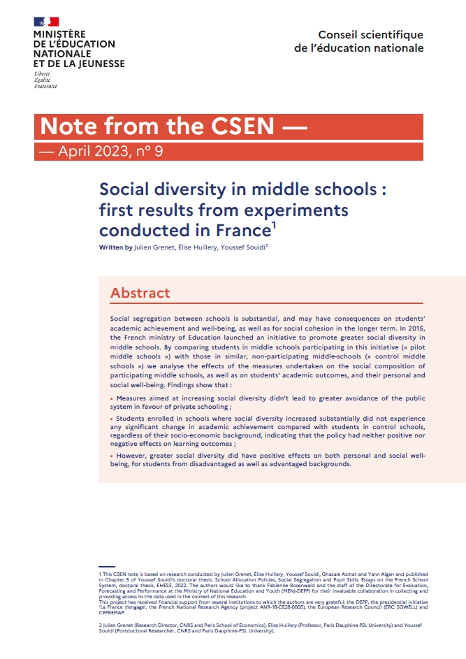 Cover of the Note 9 from the CSEN