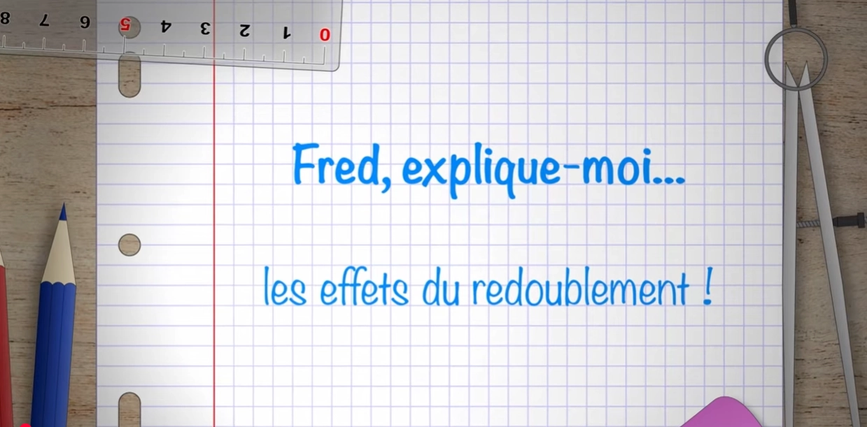 Couverture fred explique moi les effets du redoublement